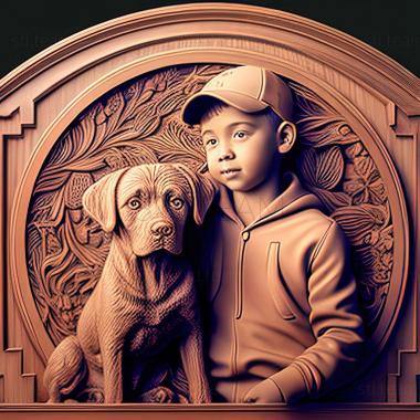 3D model Boy dog famous animal (STL)